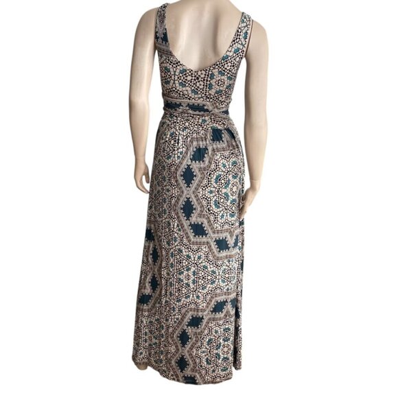 Anthropologie Maeve Jantina Mosaic Print Maxi Dress XS​​​​​​ - Picture 4 of 11